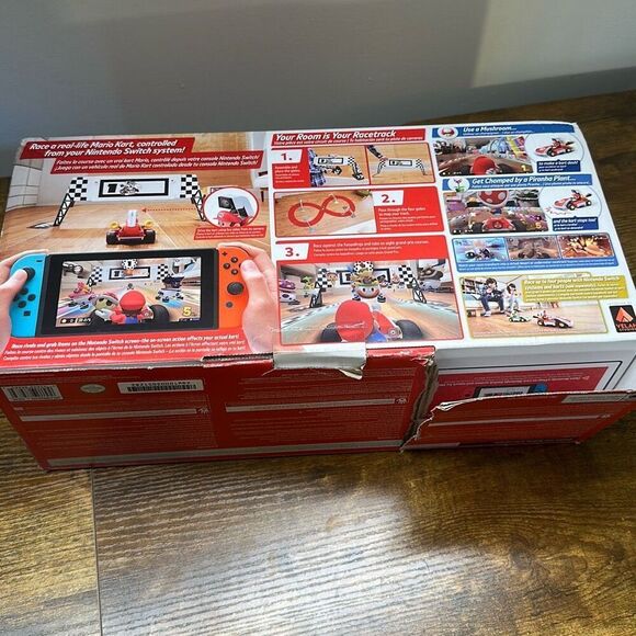 Mario Kart Live Home Circuit Mario Set  Nintendo Switch Car Tracks NEEDS CLEANED - Picture 12 of 12